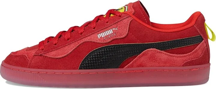 PUMA Ferrari Suede Trippy Men's Lace up casual Shoes Rosso Corsa/Puma Black : 10.5 D - Medium - Image 6