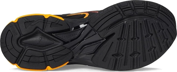 PUMA Ferrari Velophasis Neon Men's Lace up casual Shoes Puma Black : 10.5 D - Medium, Leather - Image 3