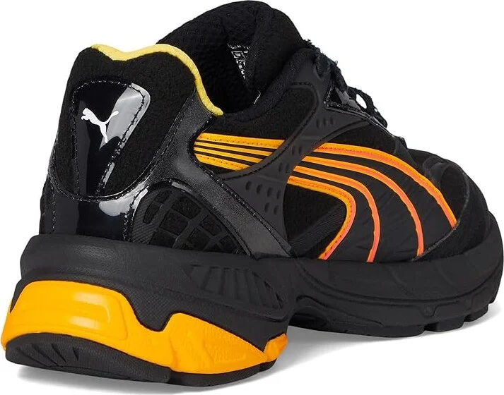 PUMA Ferrari Velophasis Neon Men's Lace up casual Shoes Puma Black : 10.5 D - Medium, Leather - Image 4