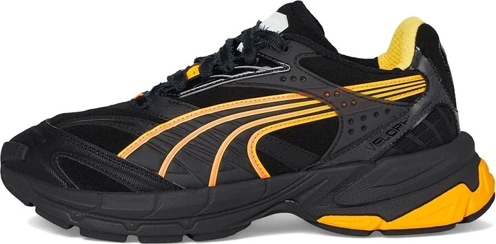 PUMA Ferrari Velophasis Neon Men's Lace up casual Shoes Puma Black : 10.5 D - Medium, Leather - Image 6