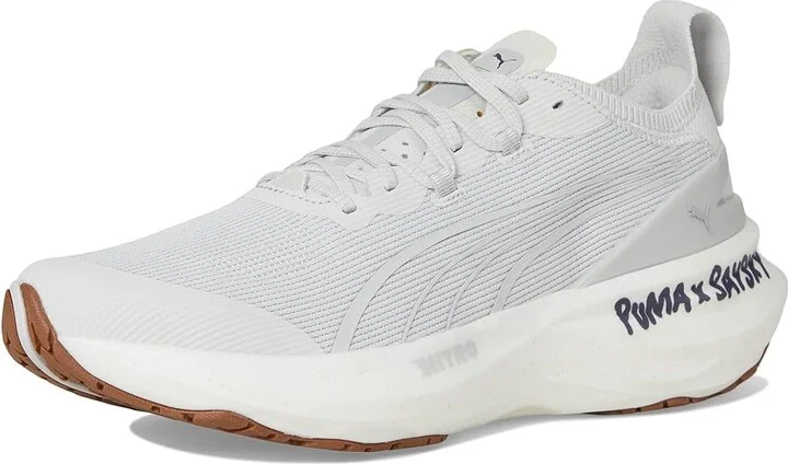 PUMA Foreverrun Nitro 2 Saysky Running Shoes Men's Running Shoes Feather Gray/Flat Light Gray : 9.5 D - Medium, Rubber - Image 5