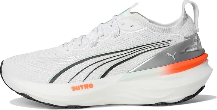 PUMA Foreverrun Nitro Men's Shoes PUMA White/Glowing Red : 7.5 D - Medium - Image 6