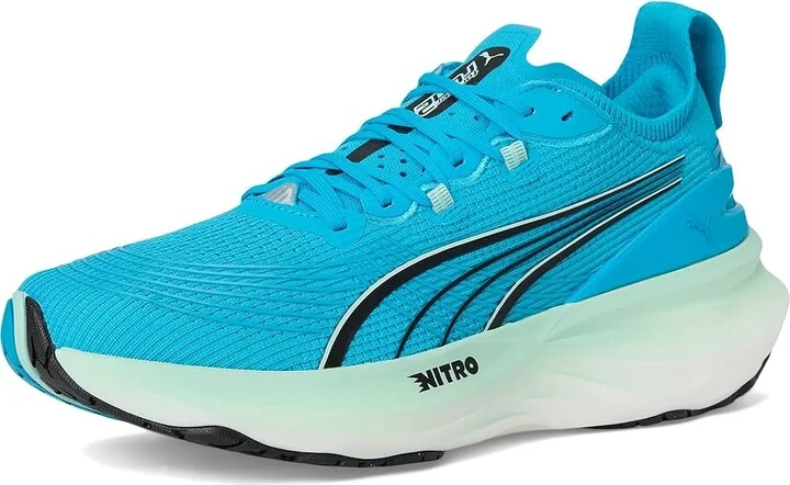 PUMA Foreverrun Nitro Men's Shoes Speed Blue/Mint Melt : 9 D - Medium - Image 5