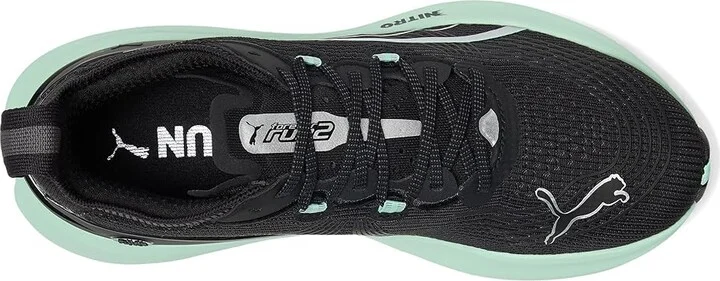 PUMA Foreverrun Nitro Women's Shoes Black/Mint Melt : 6 B - Medium - Image 2