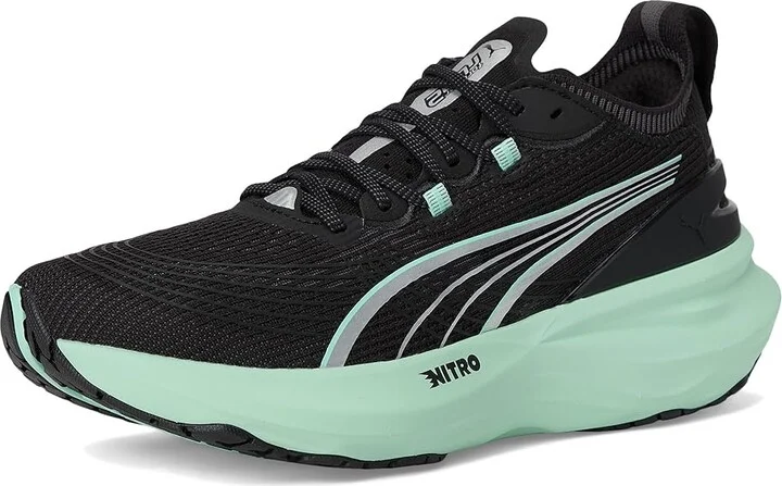 PUMA Foreverrun Nitro Women's Shoes Black/Mint Melt : 6 B - Medium - Image 5