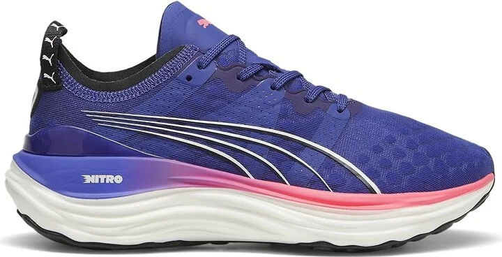 PUMA Foreverrun Nitro Women's Shoes Lapis Lazuli/Sunset Glow : 9 B - Medium, Synthetic - Image 5