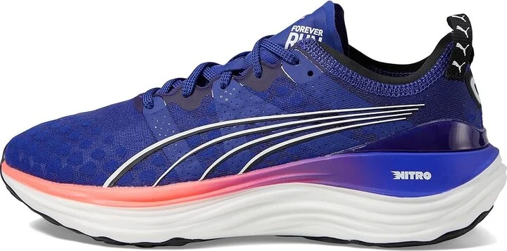 PUMA Foreverrun Nitro Women's Shoes Lapis Lazuli/Sunset Glow : 9 B - Medium, Synthetic - Image 6