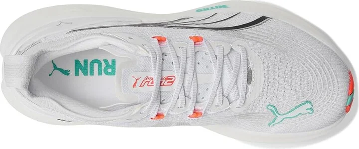 PUMA Foreverrun Nitro Women's Shoes Puma White/Aquatic : 6.5 B - Medium - Image 2