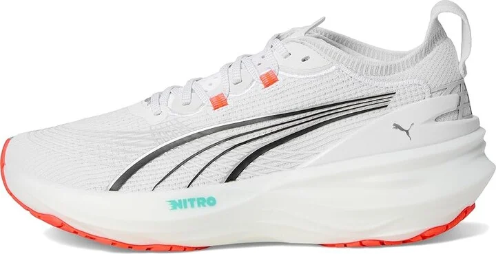 PUMA Foreverrun Nitro Women's Shoes Puma White/Aquatic : 6.5 B - Medium - Image 6