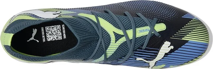 PUMA Future 7 Match Firm Ground/Artificial Ground Soccer Cleats Women's Shoes Gray Skies-Puma White-Fizzy Apple : 10.5 B - Medium - Image 2