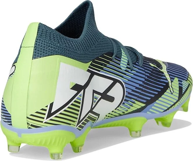 PUMA Future 7 Match Firm Ground/Artificial Ground Soccer Cleats Women's Shoes Gray Skies-Puma White-Fizzy Apple : 10.5 B - Medium - Image 4