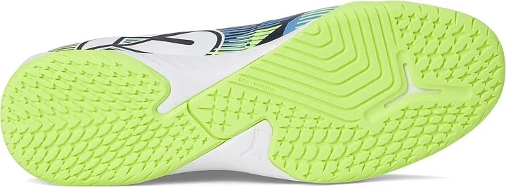 PUMA Future 7 Match It Soccer Cleats Men's Soccer Shoes Gray Skies-Puma White-Fizzy Apple : 11.5 D - Medium, Synthetic - Image 3