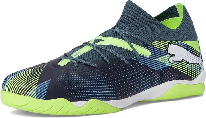 PUMA Future 7 Match It Soccer Cleats Men's Soccer Shoes Gray Skies-Puma White-Fizzy Apple : 11.5 D - Medium, Synthetic - Image 5