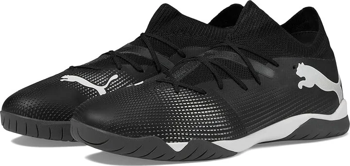 PUMA Future 7 Match It Soccer Cleats Men's Soccer Shoes Puma Black-Puma White : 10 D - Medium, Synthetic