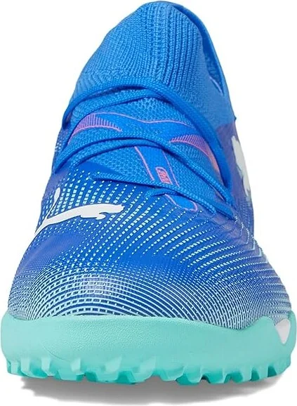 PUMA Future 7 Match Turf Training Men's Shoes Bluemazing-Puma White-Electric Peppermint : 8 D - Medium, Synthetic - Image 3