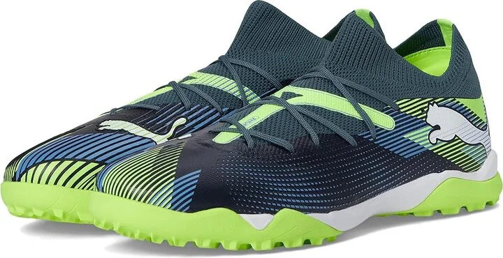 PUMA Future 7 Match Turf Training Men's Shoes Gray Skies-Puma White-Fizzy Apple : 11.5 D - Medium, Synthetic