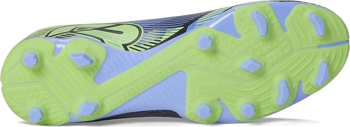 PUMA Future 7 Play Firm Ground/Artificial Ground Soccer Cleats Men's Shoes Gray Skies-Elektro Purple-Fizzy Apple-Puma White : 9.5 D - Medium - Image 3