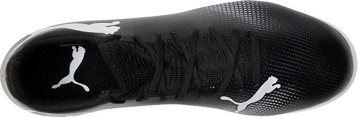 PUMA Future 7 Play Firm Ground/Artificial Ground Soccer Cleats Men's Shoes Puma Black/Puma White : 7 D - Medium - Image 2