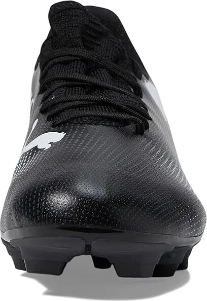 PUMA Future 7 Play Firm Ground/Artificial Ground Soccer Cleats Men's Shoes Puma Black/Puma White : 7 D - Medium - Image 3