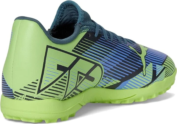 PUMA Future 7 Play Turf Training Men's Shoes Gray Skies-Elektro Purple-Fizzy Apple-Puma White : 10 D - Medium, Synthetic - Image 4