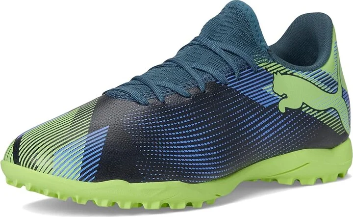 PUMA Future 7 Play Turf Training Men's Shoes Gray Skies-Elektro Purple-Fizzy Apple-Puma White : 10 D - Medium, Synthetic - Image 5