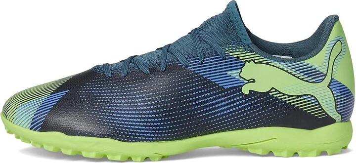 PUMA Future 7 Play Turf Training Men's Shoes Gray Skies-Elektro Purple-Fizzy Apple-Puma White : 10 D - Medium, Synthetic - Image 6