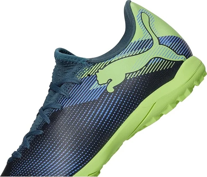PUMA Future 7 Play Turf Training Men's Shoes Gray Skies-Elektro Purple-Fizzy Apple-Puma White : 10 D - Medium, Synthetic - Image 7