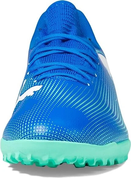 PUMA Future 7 Play Turf Training Men's Shoes Hyperlink Blue-Mint-Puma White : 9 D - Medium, Synthetic - Image 3