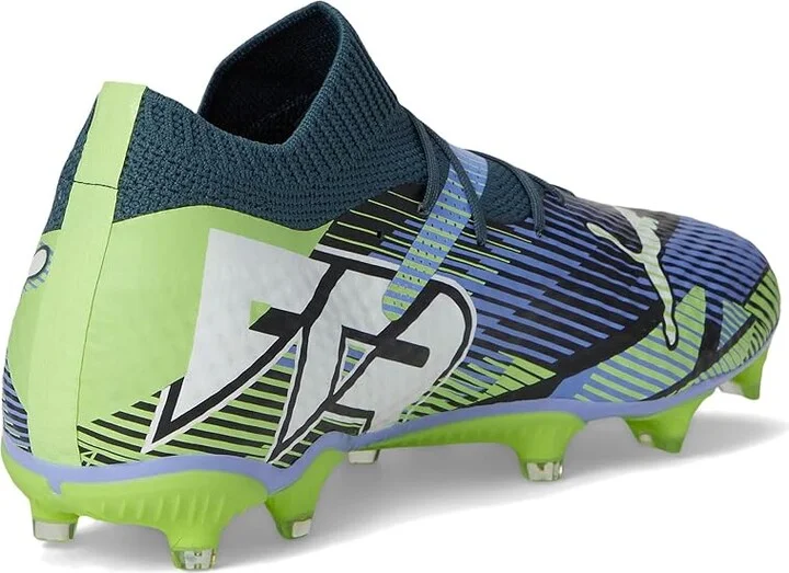 PUMA Future 7 Pro Firm Ground/Artificial Ground Soccer Cleats Men's Shoes Gray Skies-Puma White-Fizzy Apple : 10 D - Medium - Image 4