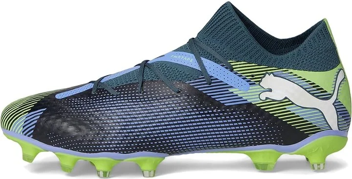 PUMA Future 7 Pro Firm Ground/Artificial Ground Soccer Cleats Men's Shoes Gray Skies-Puma White-Fizzy Apple : 10 D - Medium - Image 6