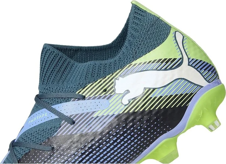 PUMA Future 7 Pro Firm Ground/Artificial Ground Soccer Cleats Men's Shoes Gray Skies-Puma White-Fizzy Apple : 10 D - Medium - Image 7