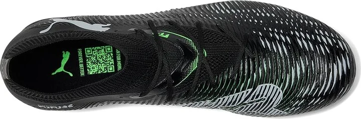 PUMA Future 8 Match Firm, Artificial Ground Soccer Cleats Men's Soccer Shoes Puma Black-Cool Light Gray-Fluo Green : 11 D - Medium - Image 2