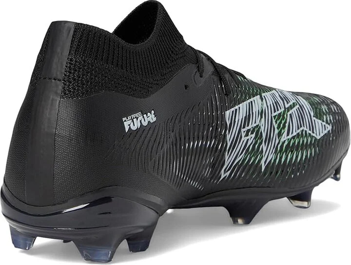PUMA Future 8 Match Firm, Artificial Ground Soccer Cleats Men's Soccer Shoes Puma Black-Cool Light Gray-Fluo Green : 11 D - Medium - Image 4
