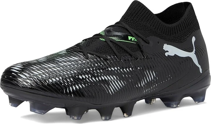 PUMA Future 8 Match Firm, Artificial Ground Soccer Cleats Men's Soccer Shoes Puma Black-Cool Light Gray-Fluo Green : 11 D - Medium - Image 5