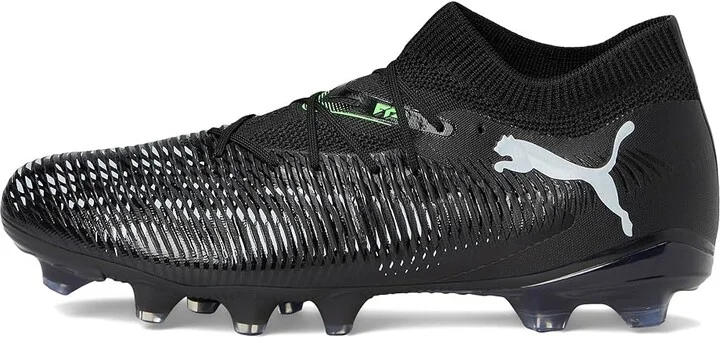 PUMA Future 8 Match Firm, Artificial Ground Soccer Cleats Men's Soccer Shoes Puma Black-Cool Light Gray-Fluo Green : 11 D - Medium - Image 6