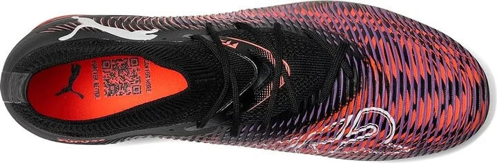 PUMA Future 8 Match Firm, Artificial Ground Soccer Cleats Men's Soccer Shoes Puma Black-Puma White-Glowing Red : 11 D - Medium - Image 2