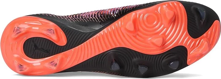PUMA Future 8 Match Firm, Artificial Ground Soccer Cleats Men's Soccer Shoes Puma Black-Puma White-Glowing Red : 11 D - Medium - Image 3