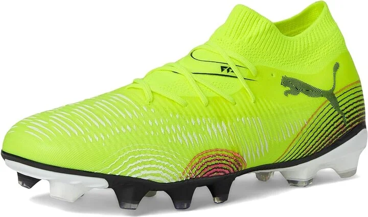 PUMA Future 8 Match Firm, Artificial Ground Soccer Cleats Men's Soccer Shoes Yellow Alert-Puma Black-Sun Struck : 10.5 D - Medium - Image 5