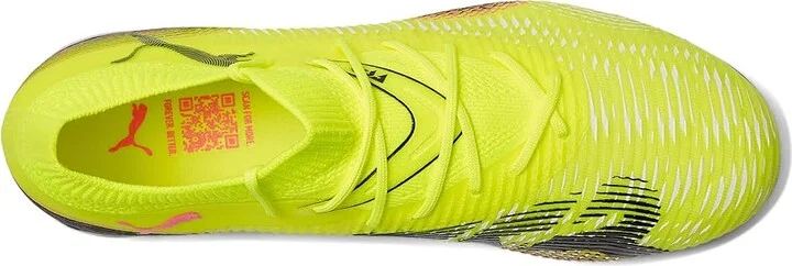 PUMA Future 8 Match Firm, Artificial Ground Soccer Cleats Women's Soccer Shoes Yellow Alert-Puma Aged Silver-Sun Struck : 6 B - Medium - Image 2