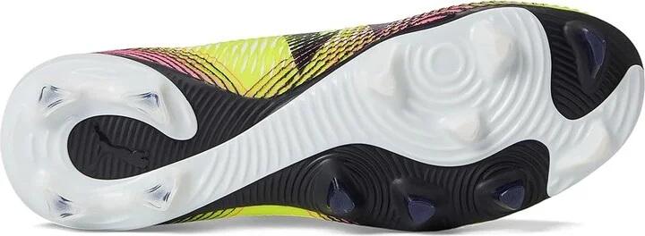 PUMA Future 8 Match Firm, Artificial Ground Soccer Cleats Women's Soccer Shoes Yellow Alert-Puma Aged Silver-Sun Struck : 6 B - Medium - Image 3