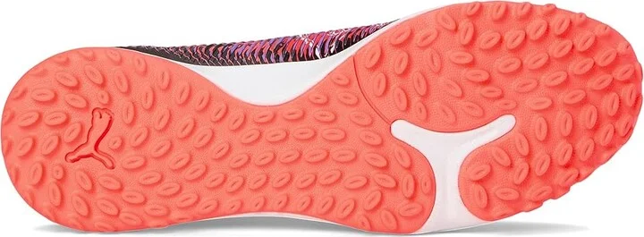 PUMA Future 8 Match Turf Trainer Soccer Cleats Men's Soccer Shoes Puma Black-Puma White-Glowing Red : 10 D - Medium, Textile - Image 3