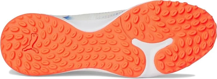 PUMA Future 8 Match Turf Trainer Soccer Cleats Men's Soccer Shoes White/Black/Glowing Red : 13 D - Medium, Textile - Image 3