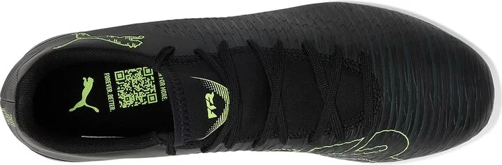 PUMA Future 8 Play Firm, Artificial Ground Soccer Cleats Men's Soccer Shoes Black/Fizzy Light/Green Terrain : 10.5 D - Medium - Image 2