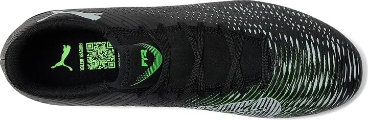 PUMA Future 8 Play Firm, Artificial Ground Soccer Cleats Men's Soccer Shoes Puma Black-Cool Light Gray-Fluo Green : 11 D - Medium - Image 2