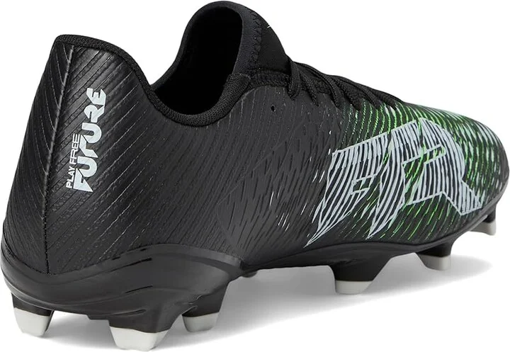 PUMA Future 8 Play Firm, Artificial Ground Soccer Cleats Men's Soccer Shoes Puma Black-Cool Light Gray-Fluo Green : 11 D - Medium - Image 4