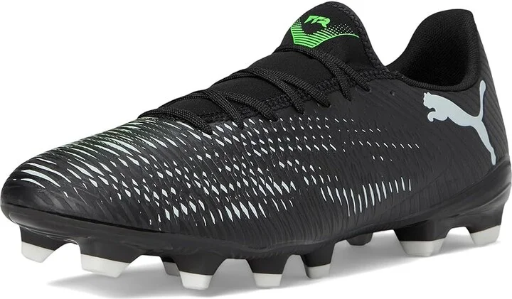 PUMA Future 8 Play Firm, Artificial Ground Soccer Cleats Men's Soccer Shoes Puma Black-Cool Light Gray-Fluo Green : 11 D - Medium - Image 5