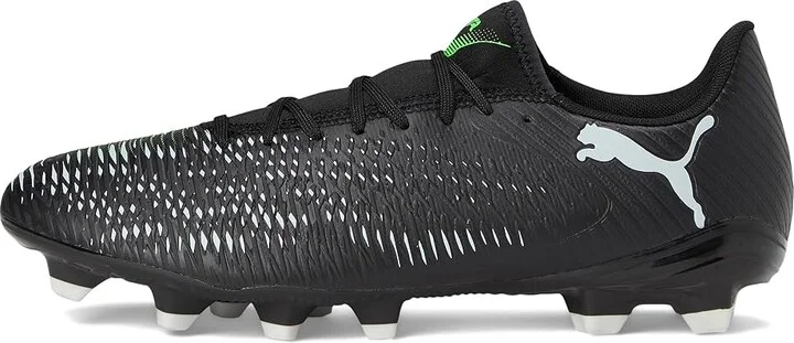 PUMA Future 8 Play Firm, Artificial Ground Soccer Cleats Men's Soccer Shoes Puma Black-Cool Light Gray-Fluo Green : 11 D - Medium - Image 6
