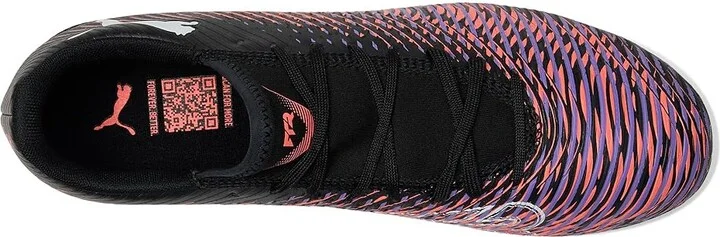 PUMA Future 8 Play Firm, Artificial Ground Soccer Cleats Men's Soccer Shoes Puma Black-Puma White-Glowing Red : 12 D - Medium - Image 2