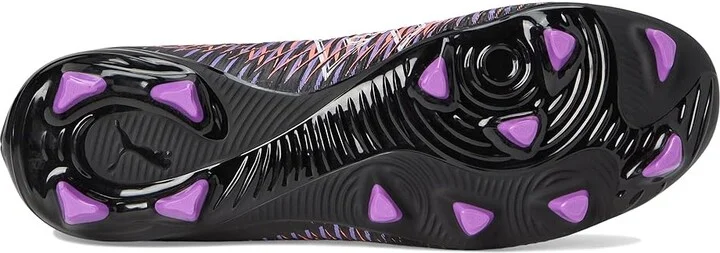 PUMA Future 8 Play Firm, Artificial Ground Soccer Cleats Men's Soccer Shoes Puma Black-Puma White-Glowing Red : 12 D - Medium - Image 3