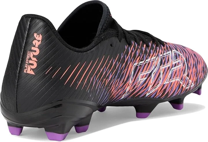 PUMA Future 8 Play Firm, Artificial Ground Soccer Cleats Men's Soccer Shoes Puma Black-Puma White-Glowing Red : 12 D - Medium - Image 4